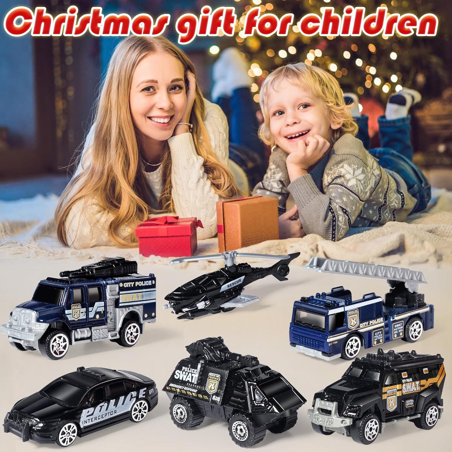 Set de Juguetes de Policía SWAT Oriate 6 Piezas 1:64