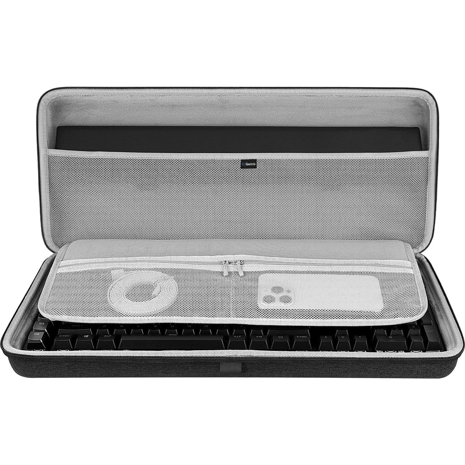 Funda GEEKRIA para Teclado Mecánico 104-108 Teclas Concha Dura