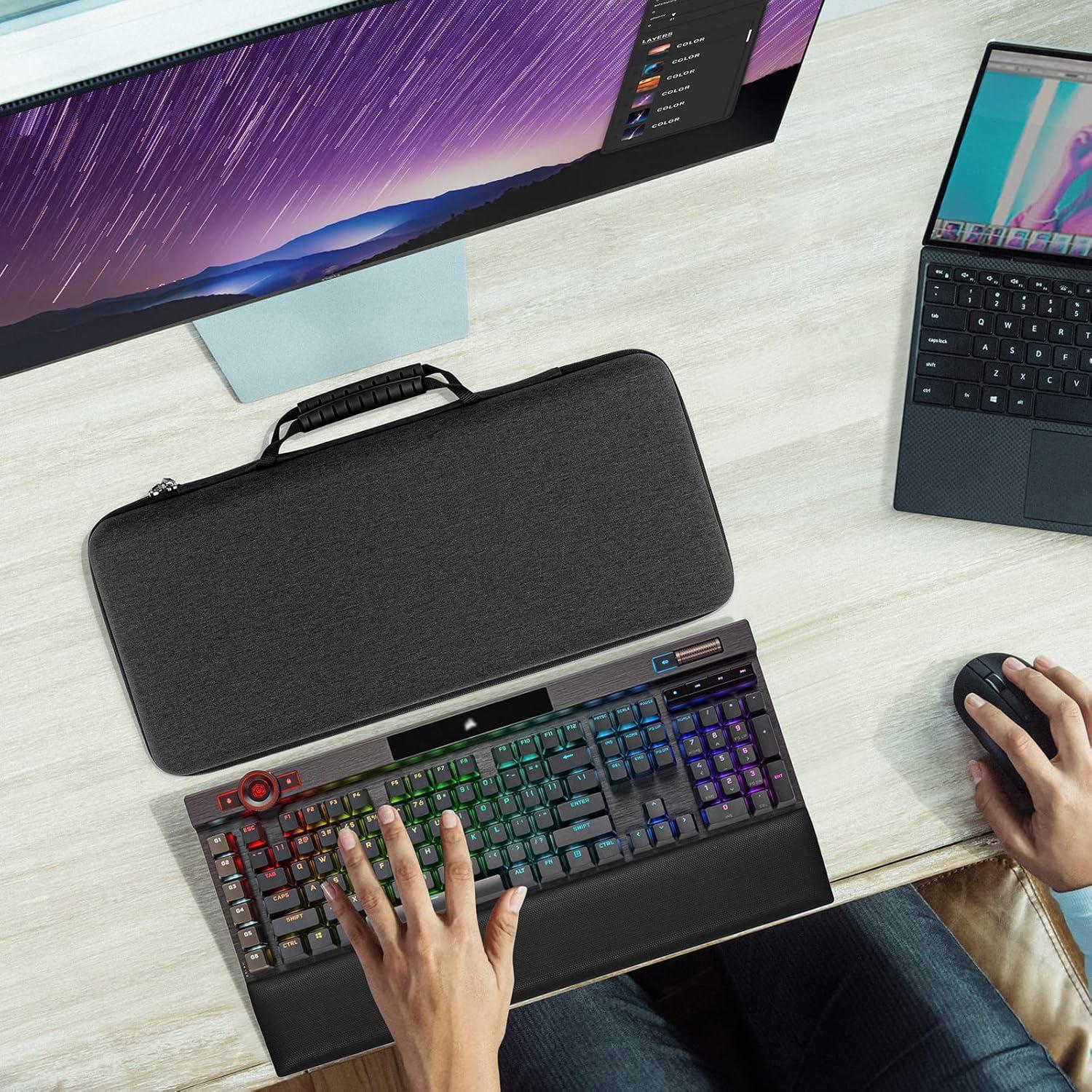 Funda GEEKRIA para Teclado Mecánico 104-108 Teclas Concha Dura