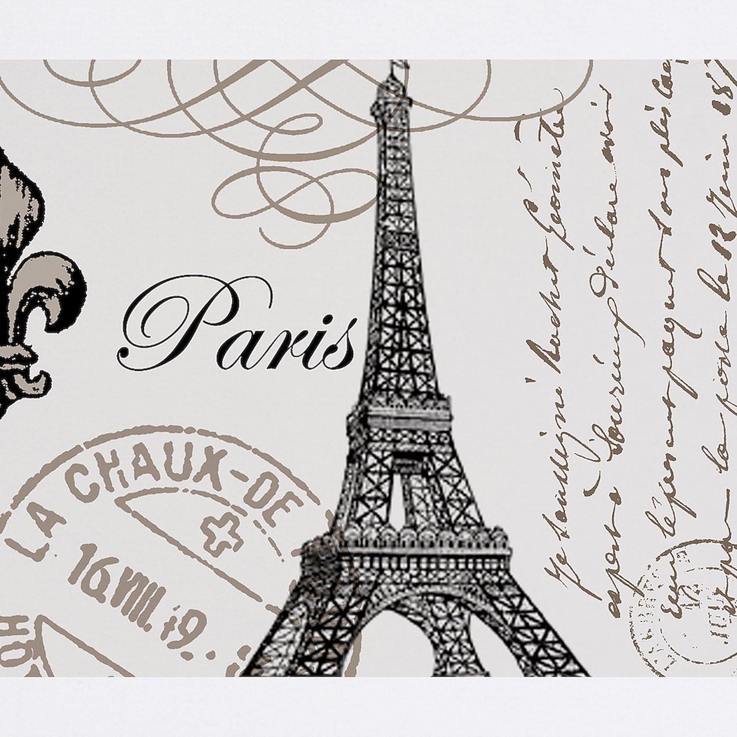 Mousepad antideslizante CafePress Vintage París Torre Eiffel