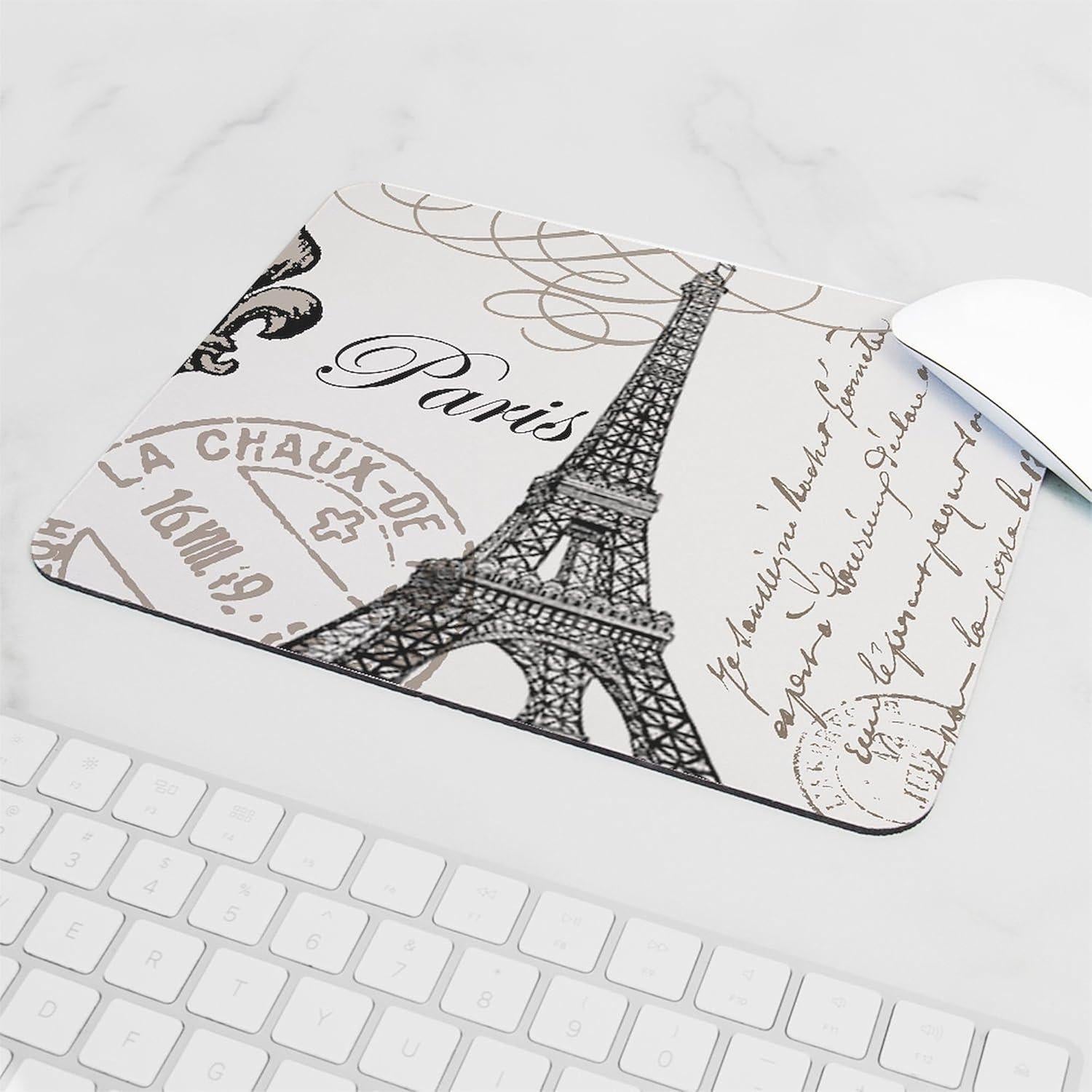 Mousepad antideslizante CafePress Vintage París Torre Eiffel