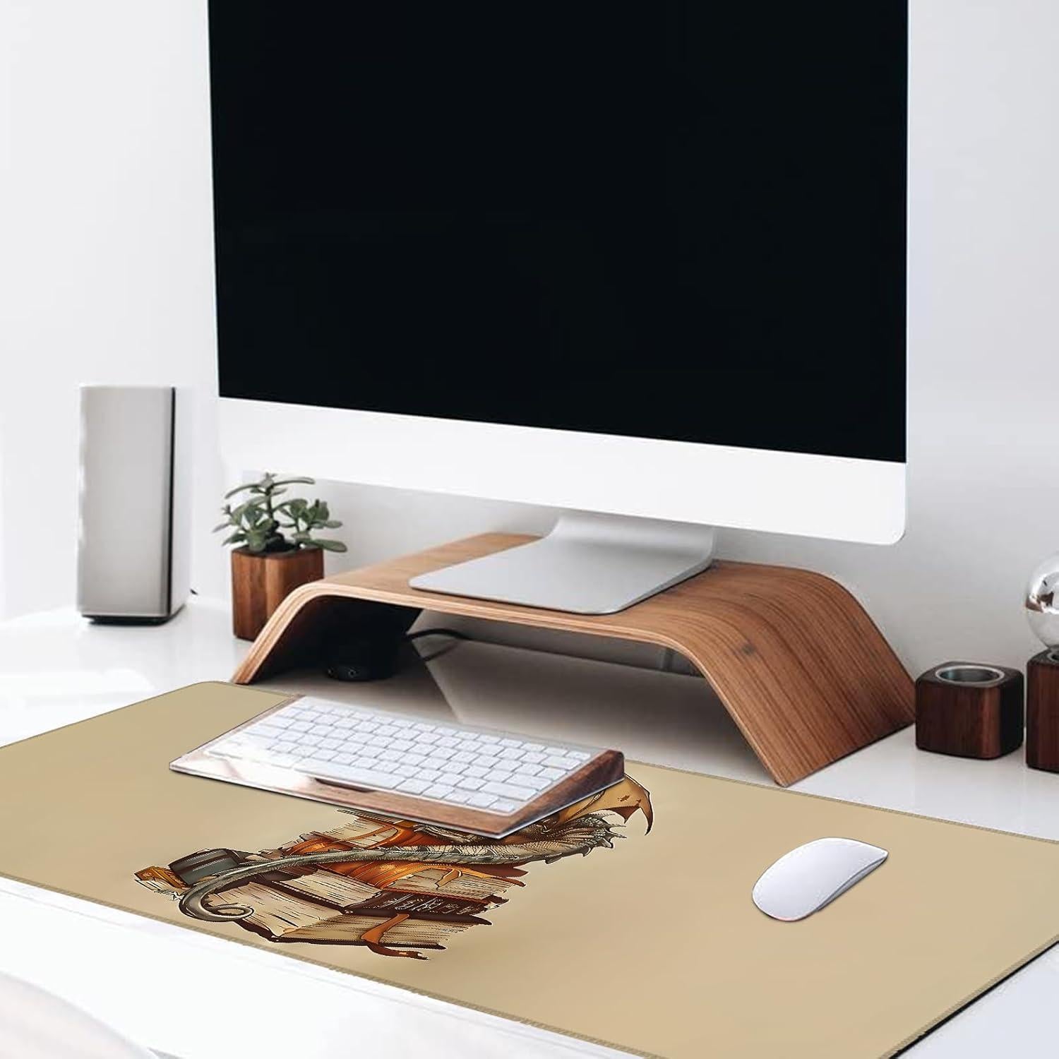 Alfombrilla de Ratón VODRM Dragón 80x30cm Antideslizante