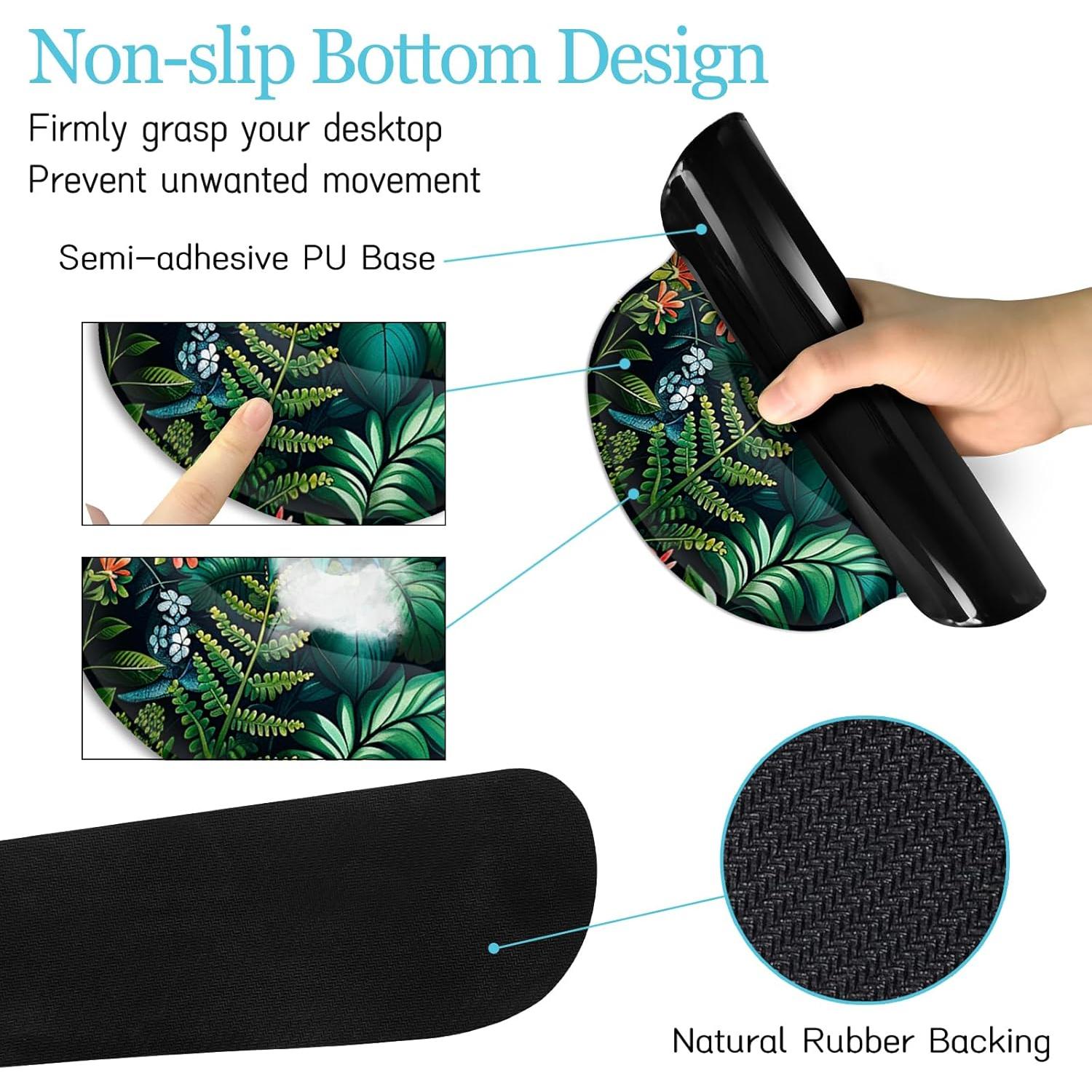 Conjunto de Alfombrillas de Escritorio LIMKRIAN Verde XXL