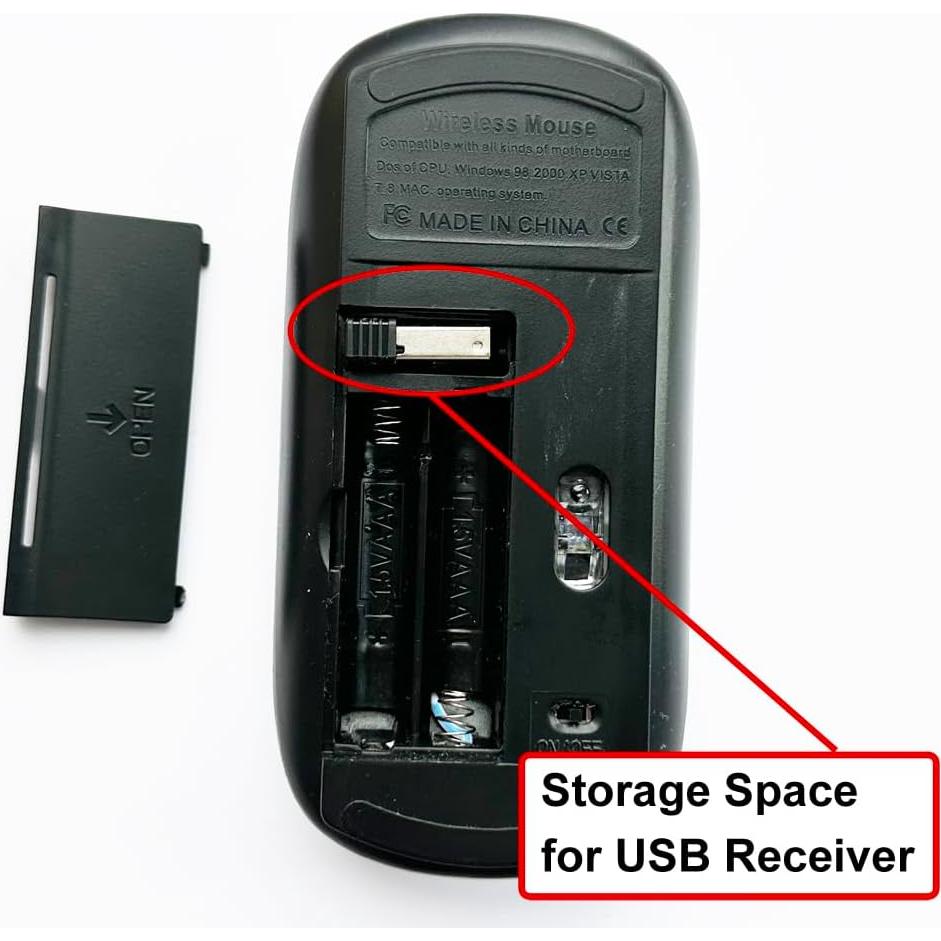 Ratón Inalámbrico Ergonómico Sanacci Floral USB 2.4GHz