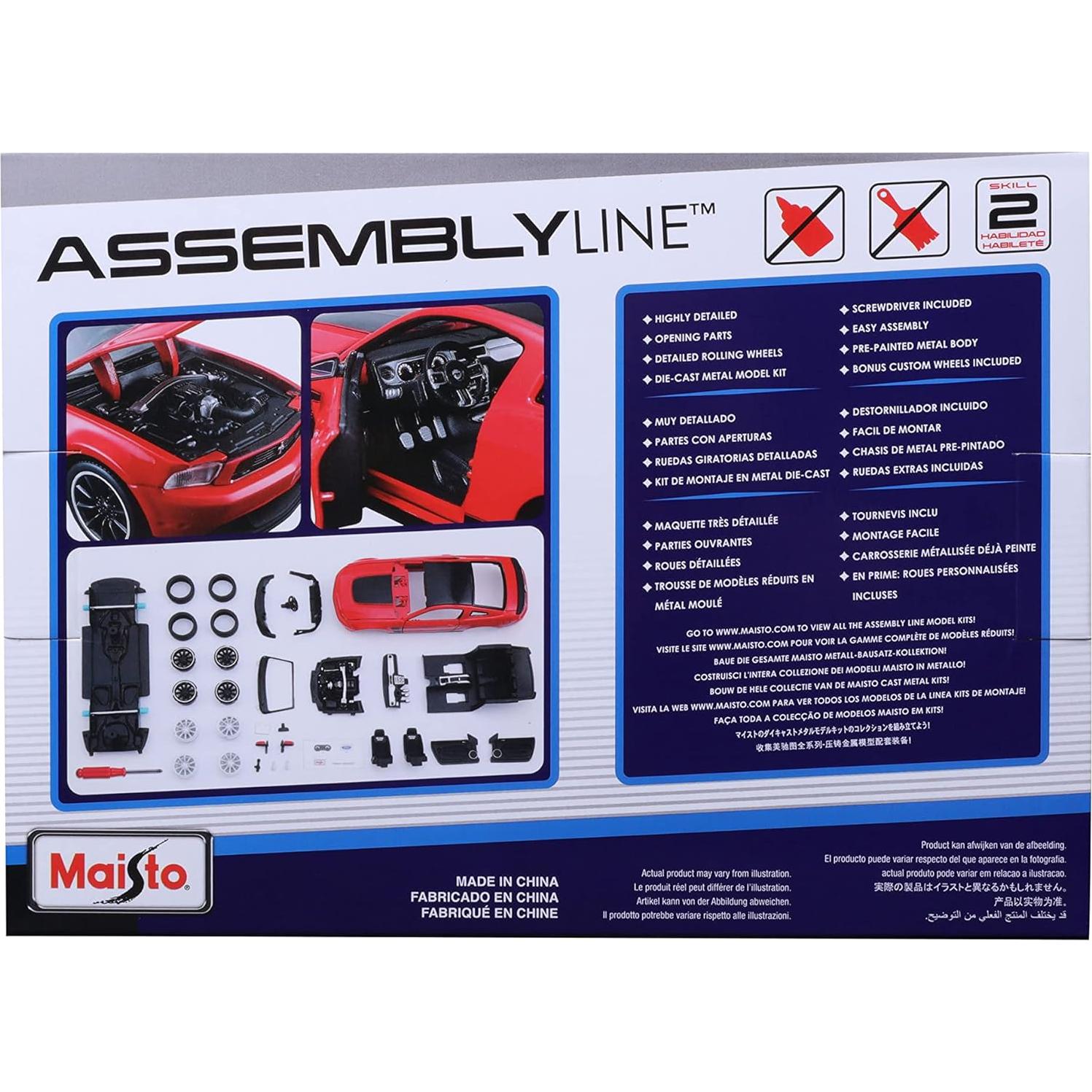 Maisto 1:24 Ford Mustang Boss 302 Modelo a Escala