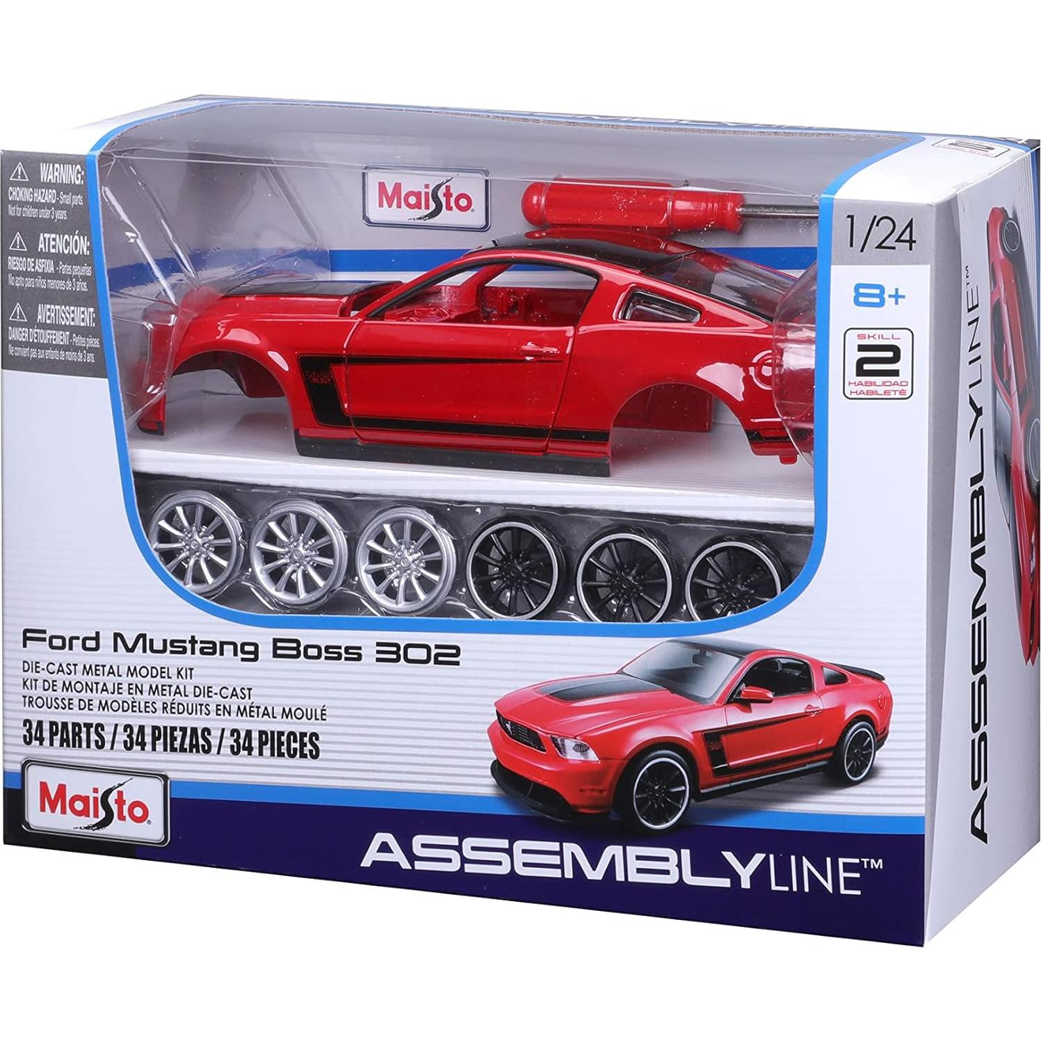 Maisto 1:24 Ford Mustang Boss 302 Modelo a Escala