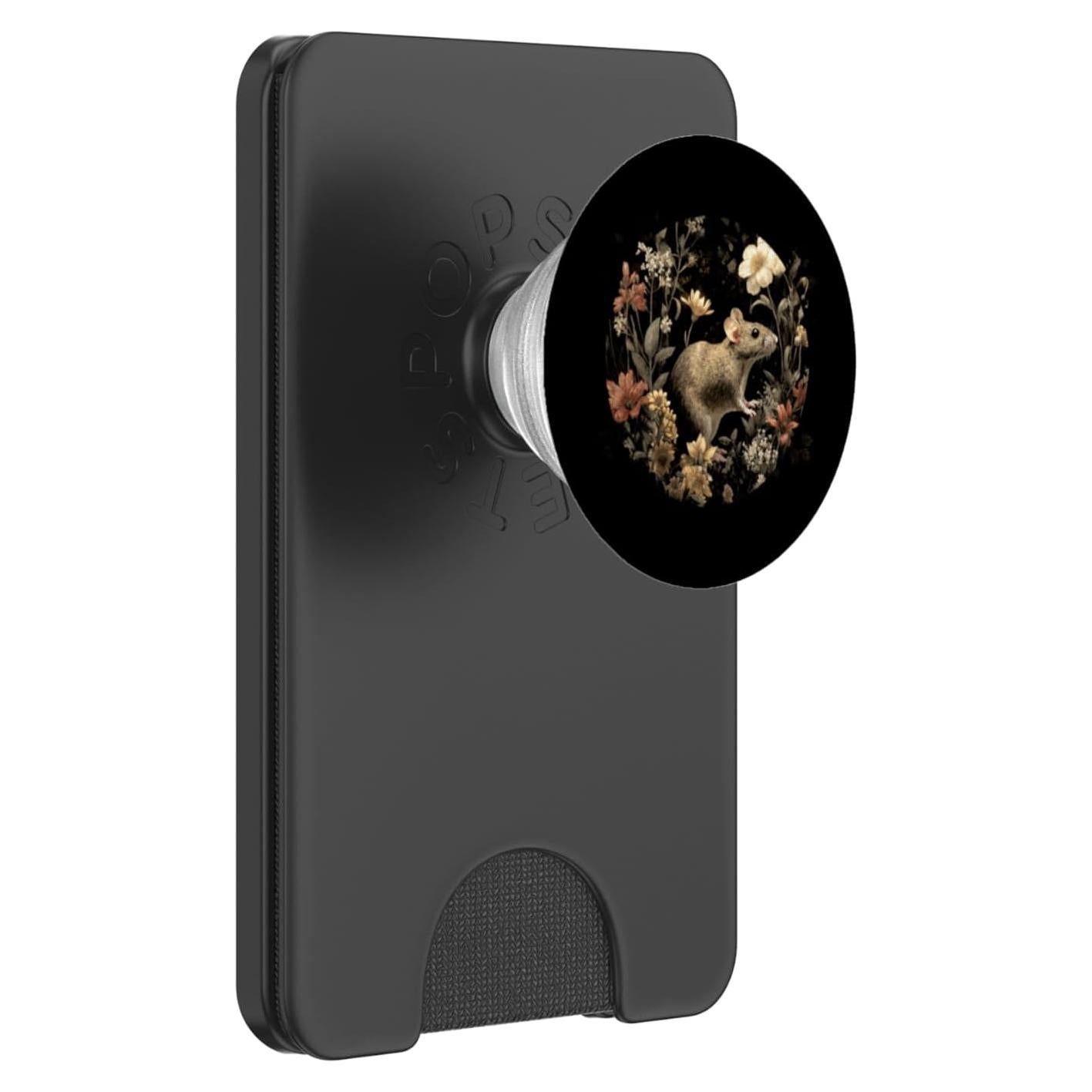 PopWallet Magnético PopSockets Ratón Vintage Flores 40g