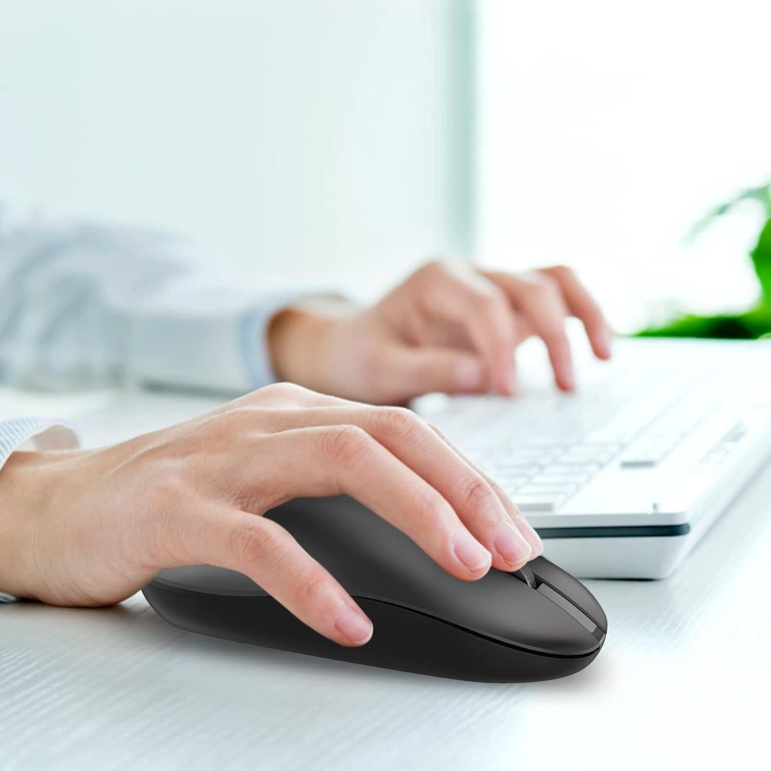 Ratón Inalámbrico Silencioso Cimetech Slim 2.4G USB Negro