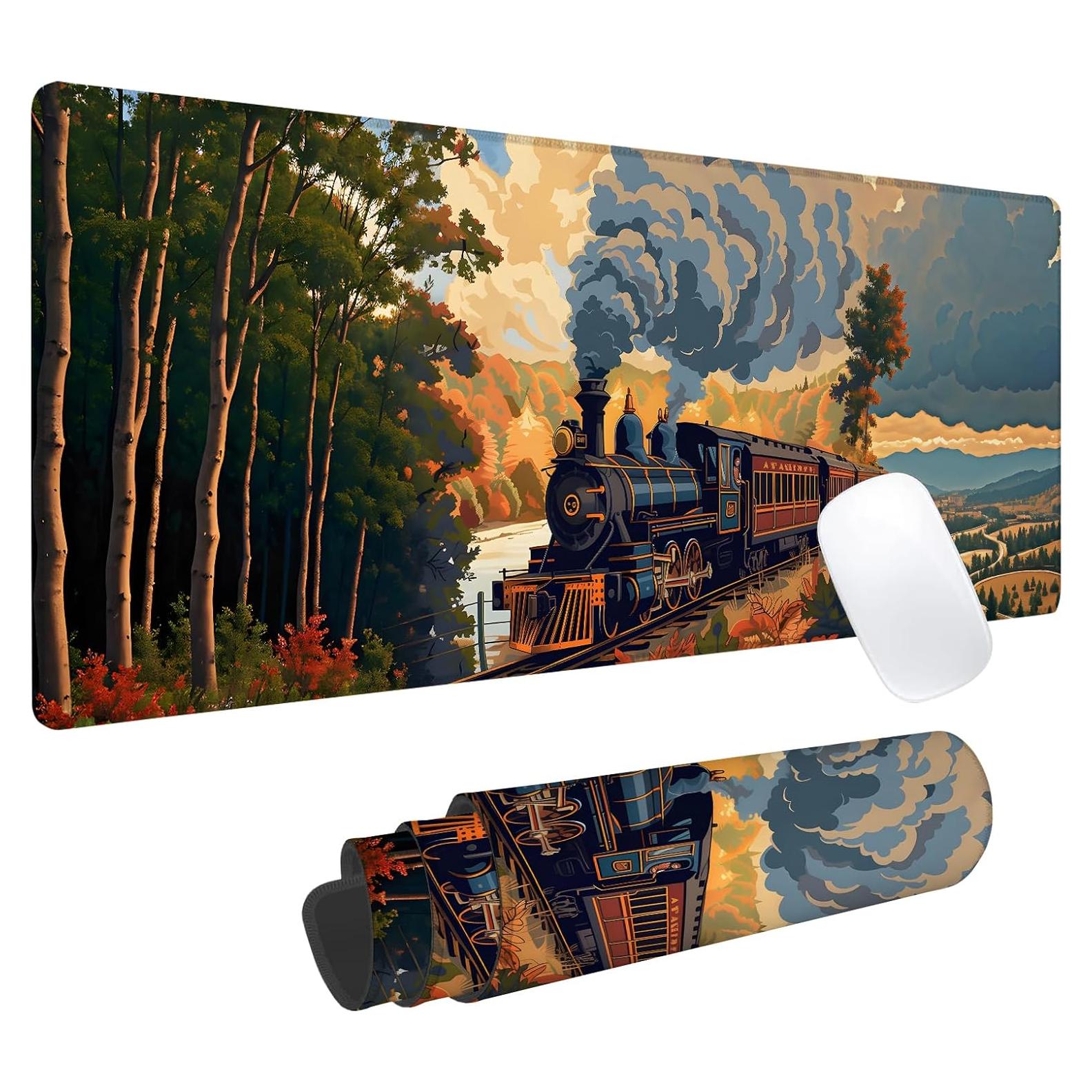 Alfombrilla de Ratón Cromcu Train21 800x300mm Antideslizante