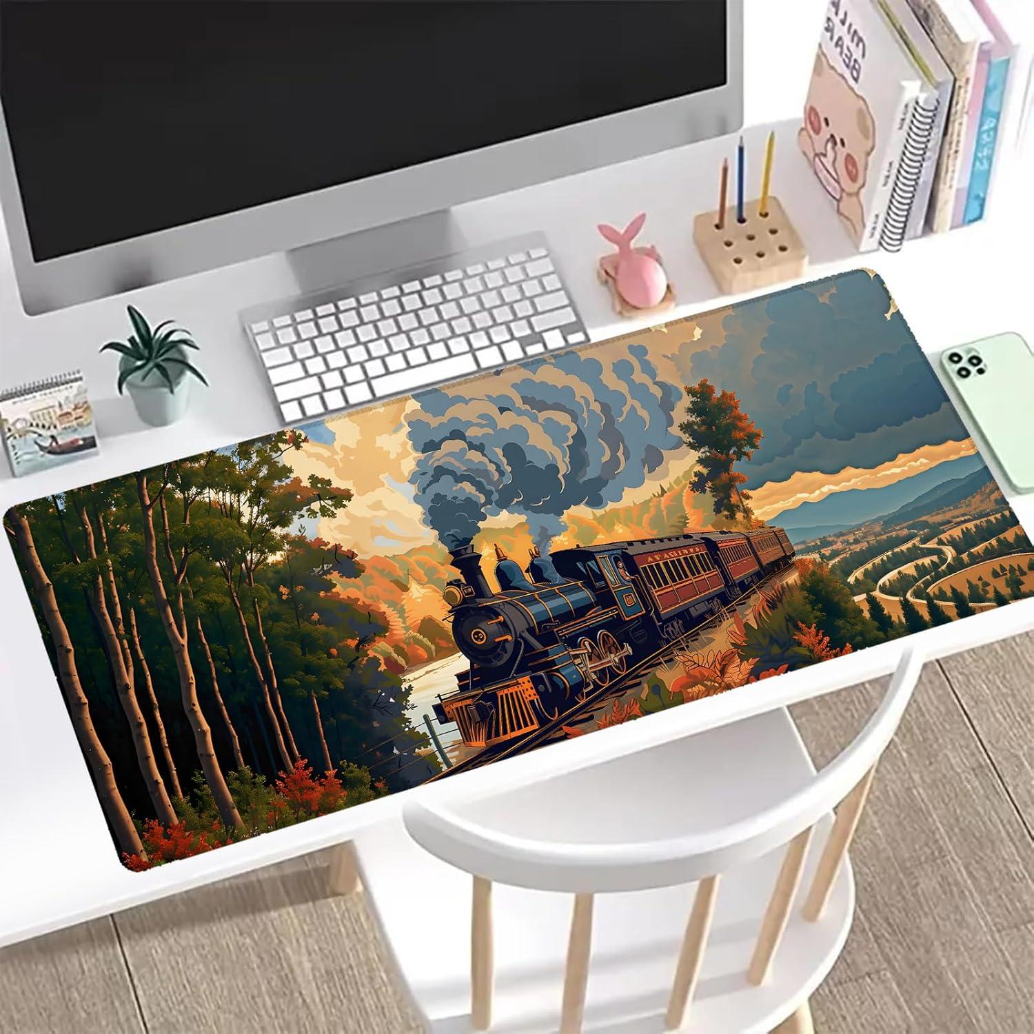 Alfombrilla de Ratón Cromcu Train21 800x300mm Antideslizante