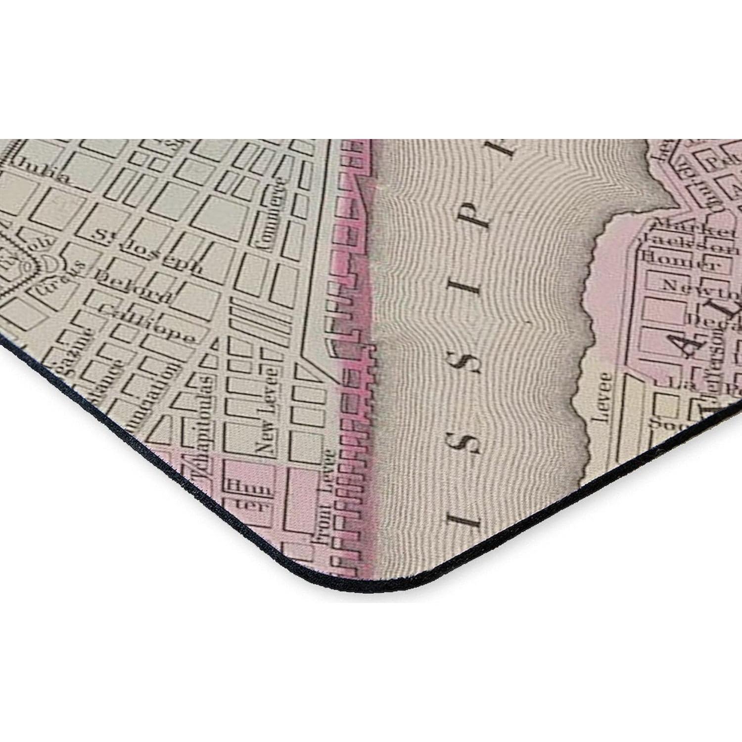 Mousepad Antideslizante CafePress con Mapa Vintage Nueva Orleans