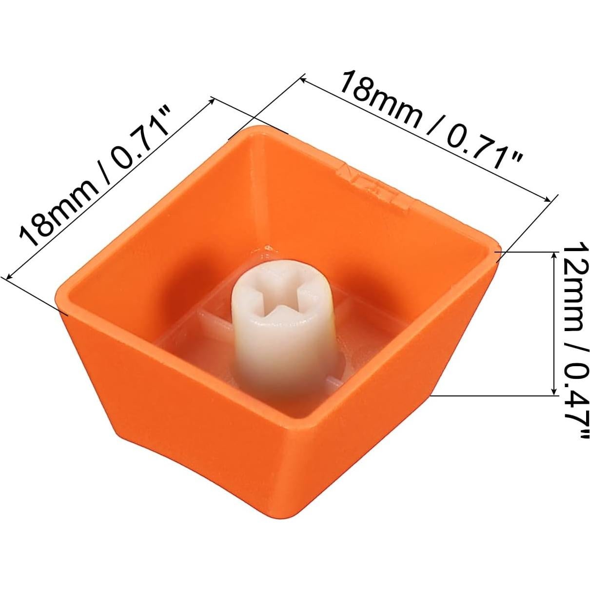 Teclado Mecánico PATIKIL Teclas Naranjas ABS 104 Teclas