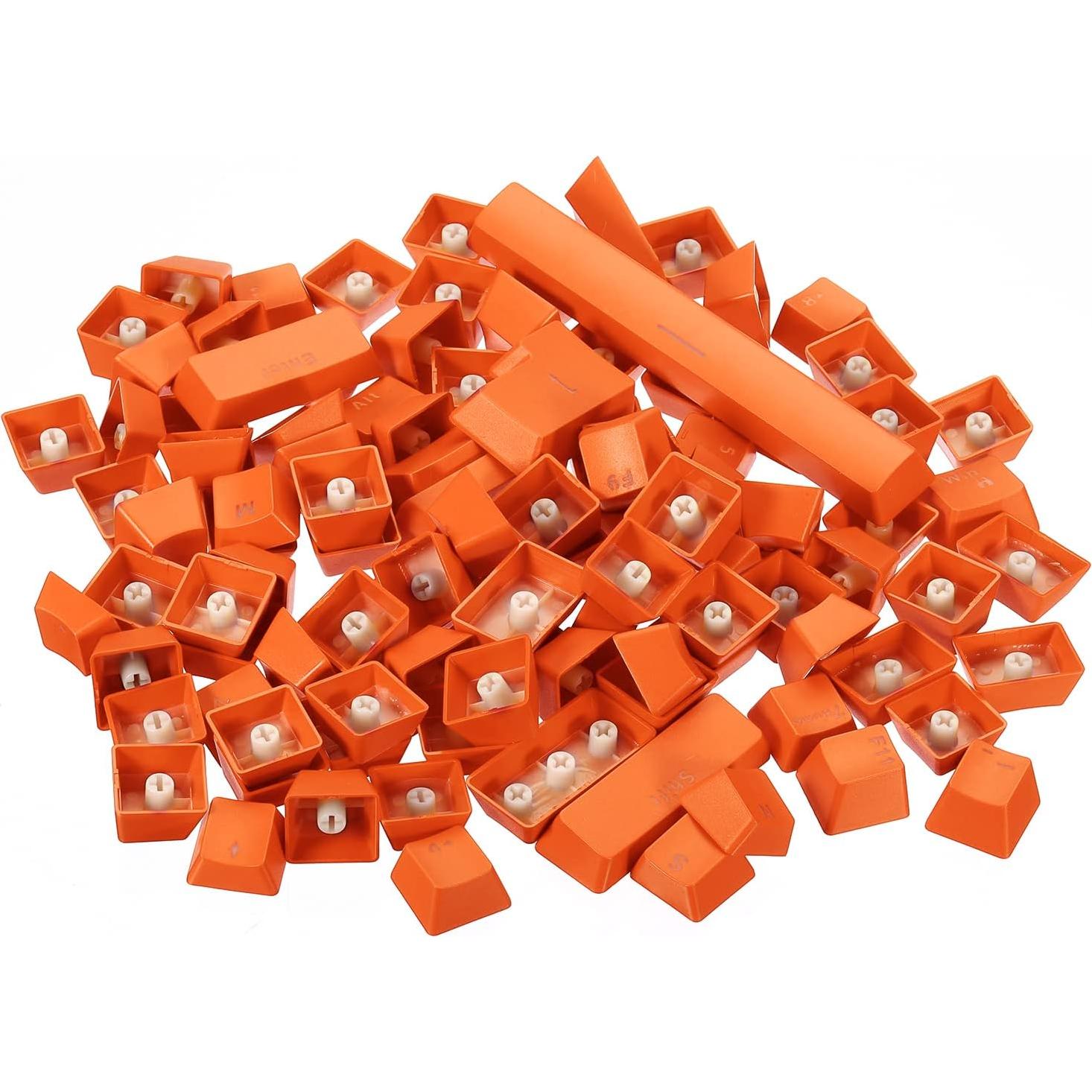 Teclado Mecánico PATIKIL Teclas Naranjas ABS 104 Teclas