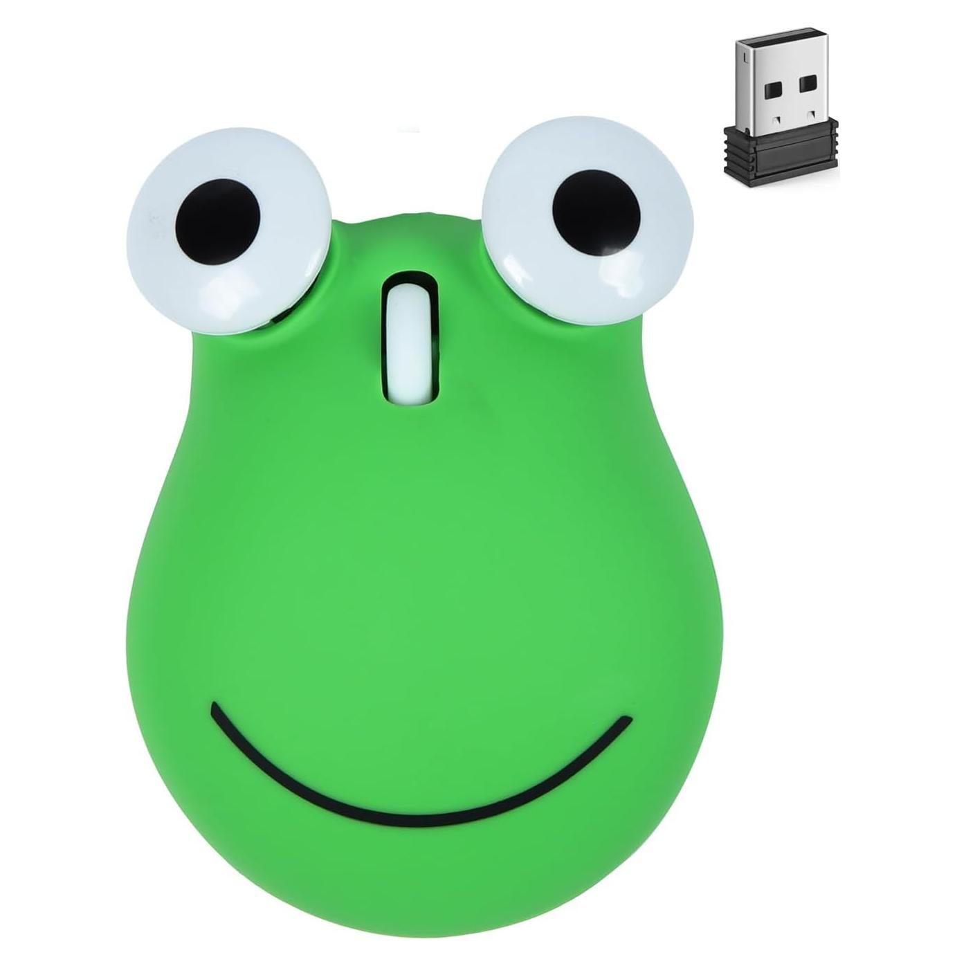 Ratón Inalámbrico Ergonómico Rana Bonito USB/Bluetooth