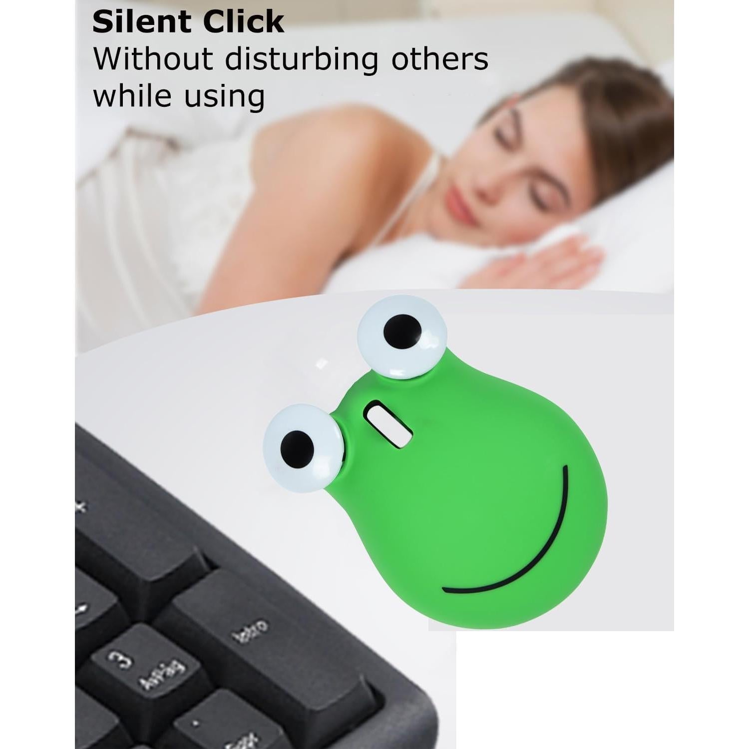 Ratón Inalámbrico Ergonómico Rana Bonito USB/Bluetooth