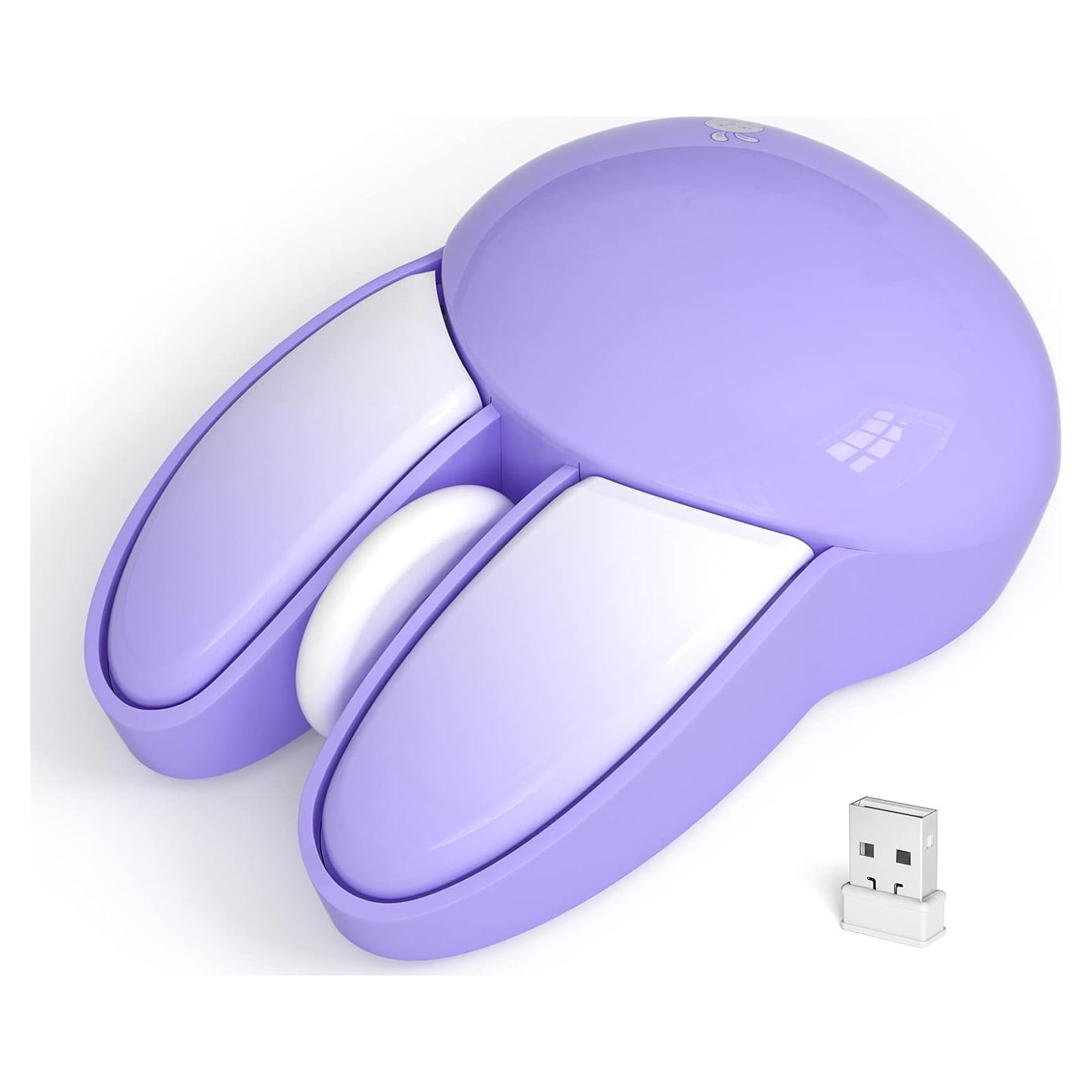 Ratón Inalámbrico Silencioso MOFII Púrpura 2.4 GHz USB