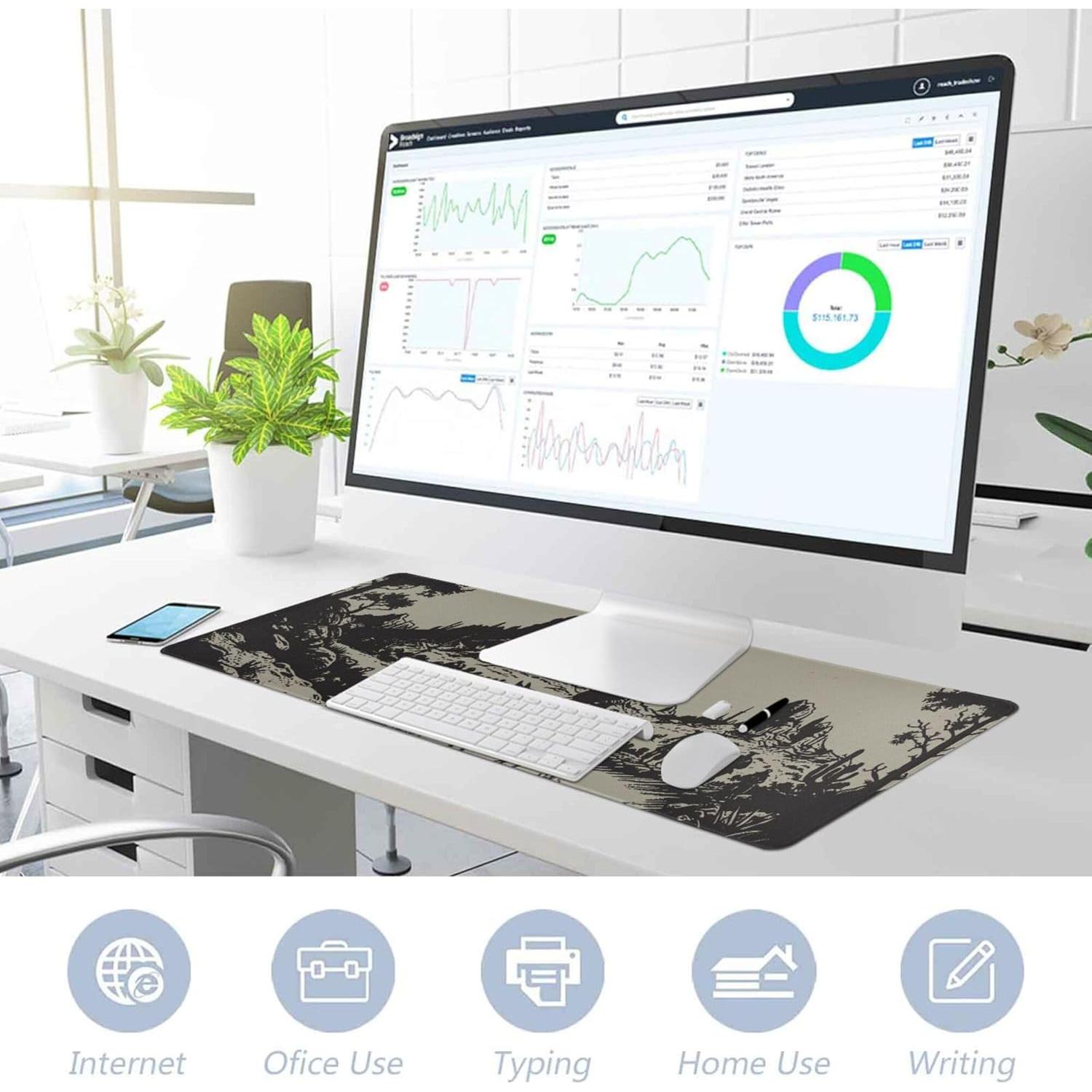 Alfombrilla de Ratón Grande Glaphy Vintage Western 80x40 cm