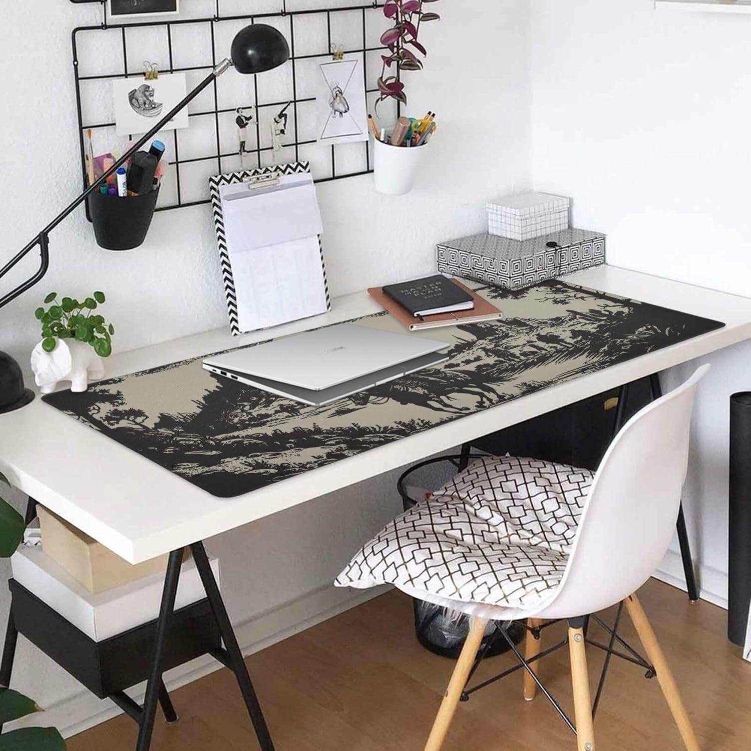 Alfombrilla de Ratón Grande Glaphy Vintage Western 80x40 cm