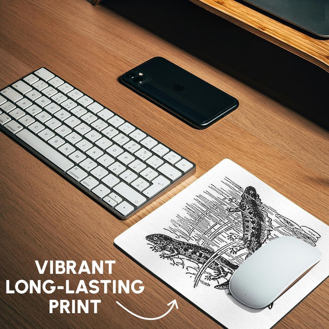 Alfombrilla para Ratón 3dRose Vintage Salamandra 20x20 cm