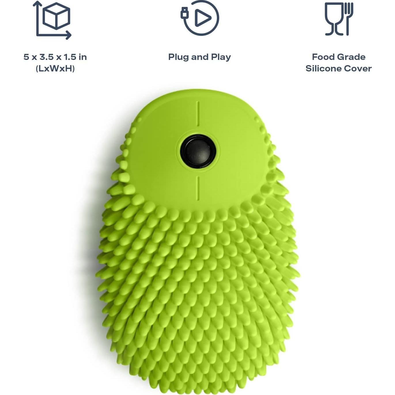 Ratón Inalámbrico Hoglet HedgeHog Health Verde - Fidget para Enfoque