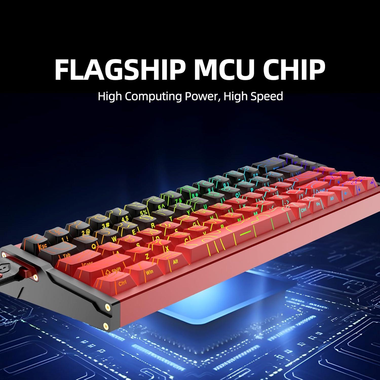 Teclado Mecánico IROK MG68PRO 68 Teclas Aluminio ARGB