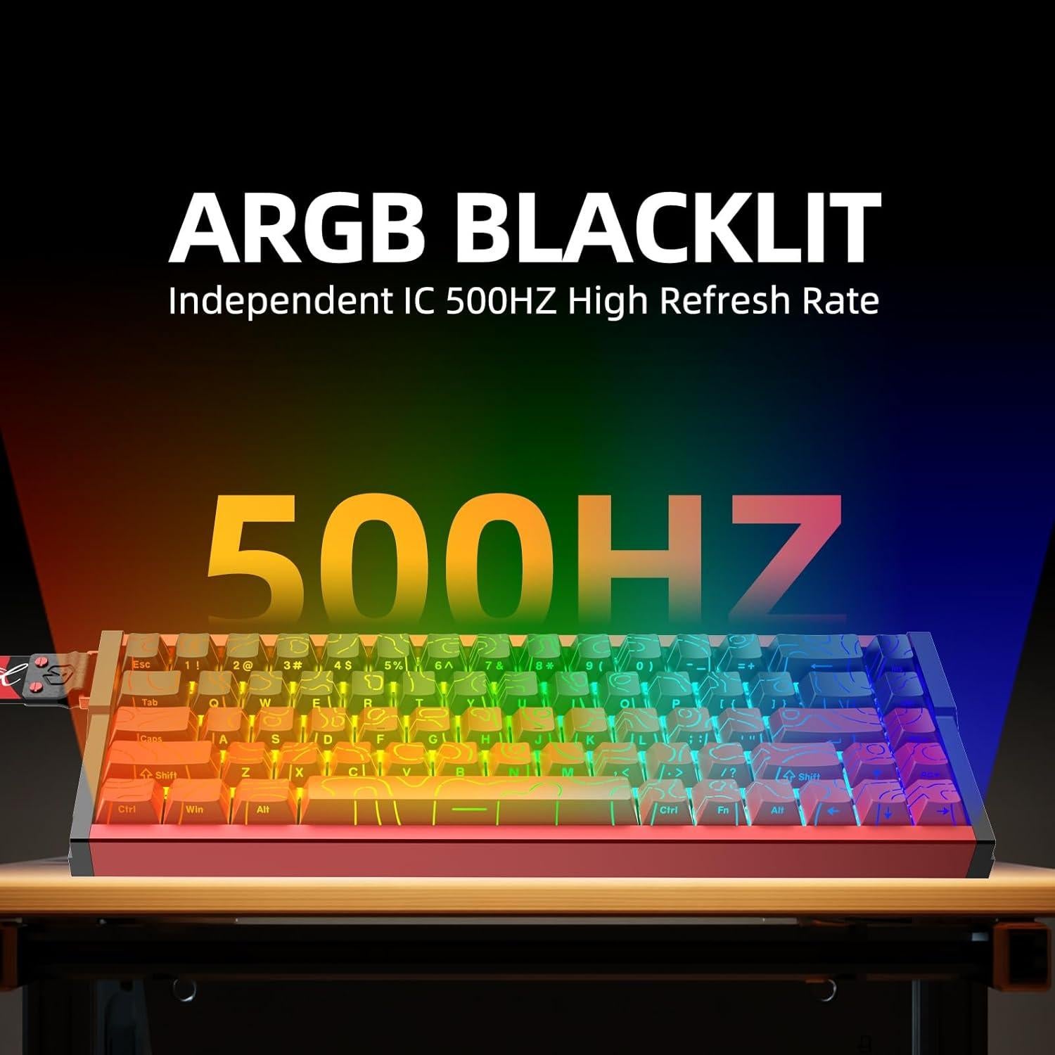 Teclado Mecánico IROK MG68PRO 68 Teclas Aluminio ARGB