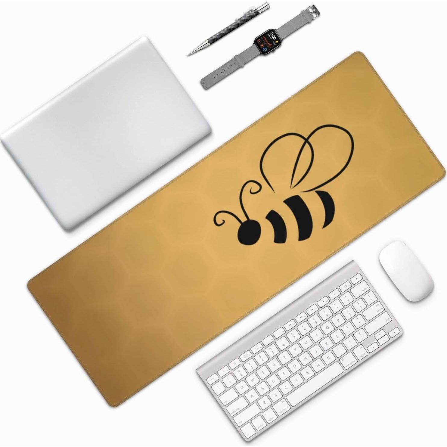 Alfombrilla de Ratón Grande Famame Vintage Abeja 80x30 cm