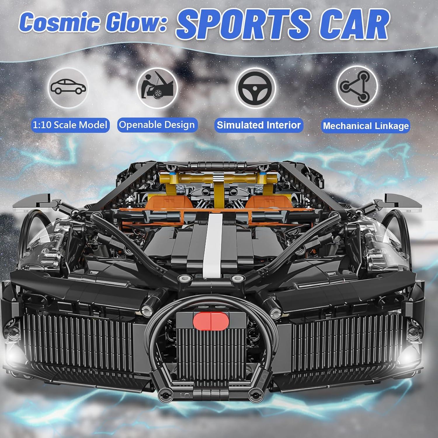 Juego de Bloques de Construcción Coche Deportivo Bugatti 1949PCS