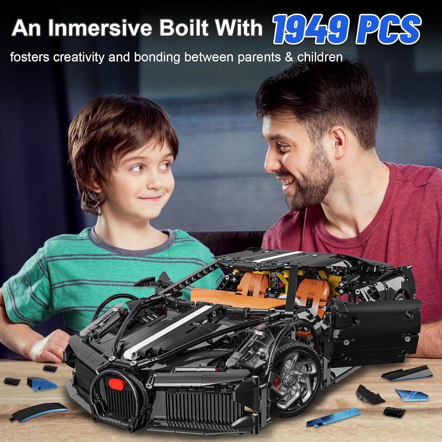 Juego de Bloques de Construcción Coche Deportivo Bugatti 1949PCS