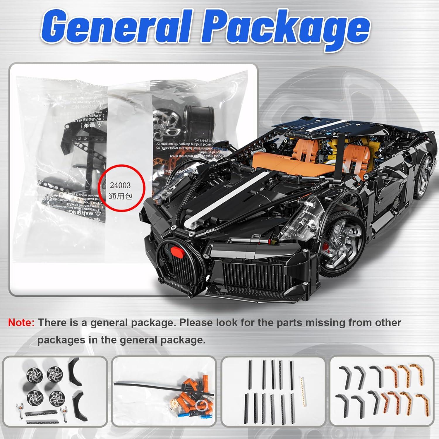 Juego de Bloques de Construcción Coche Deportivo Bugatti 1949PCS