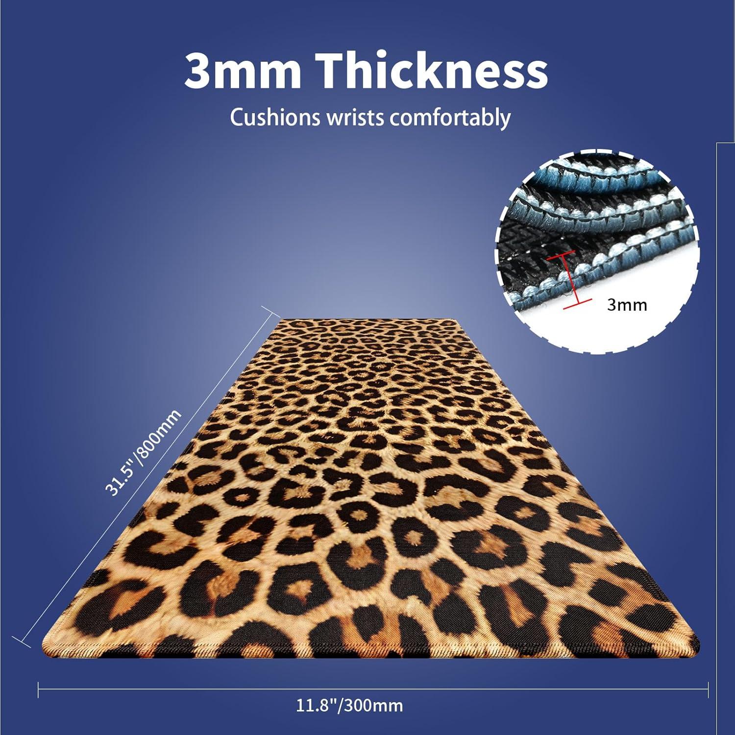 Alfombrilla de Juego y Oficina Wknoon XXL 80x30cm Antideslizante