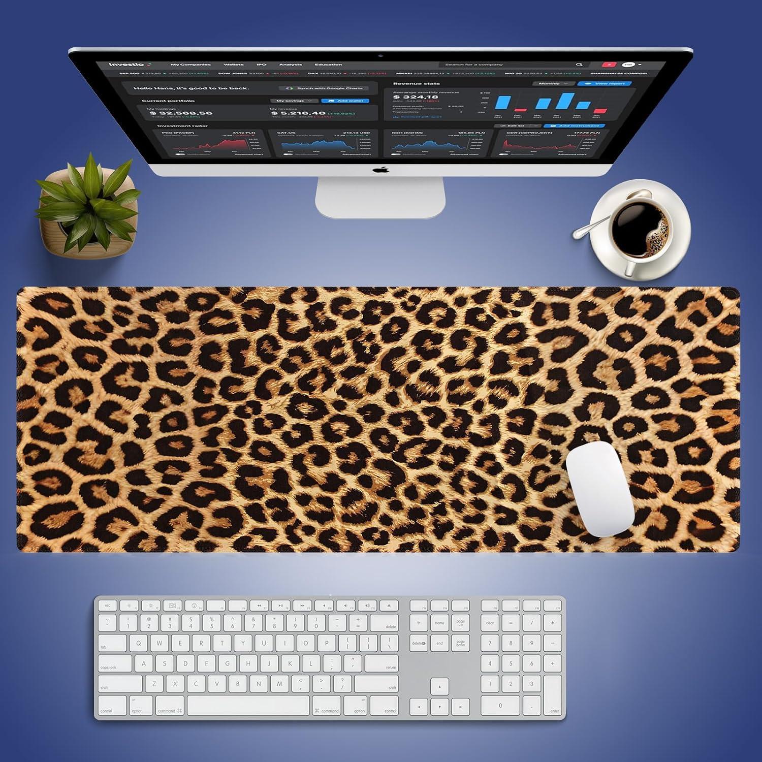 Alfombrilla de Juego y Oficina Wknoon XXL 80x30cm Antideslizante