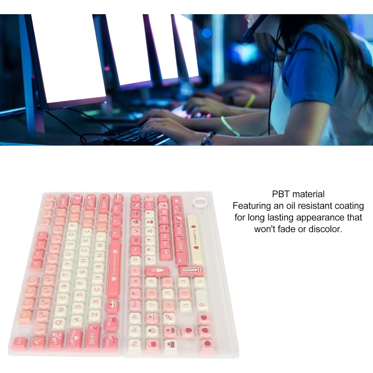 Teclas PBT Jectse 135 Teclas Personalizadas para Teclado Mecánico