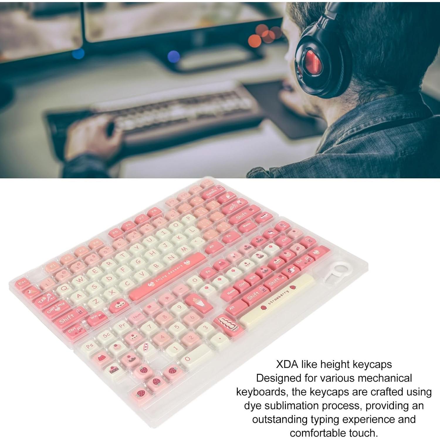 Teclas PBT Jectse 135 Teclas Personalizadas para Teclado Mecánico