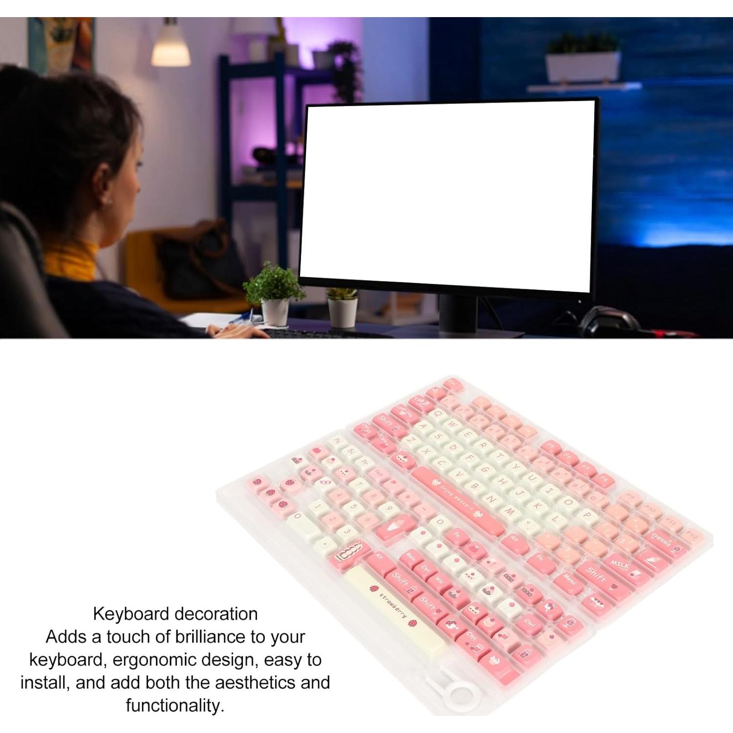 Teclas PBT Jectse 135 Teclas Personalizadas para Teclado Mecánico