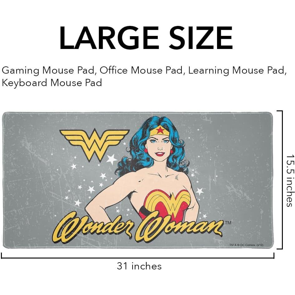 Alfombrilla de Ratón Grande Wonder Woman 80x40cm Antideslizante