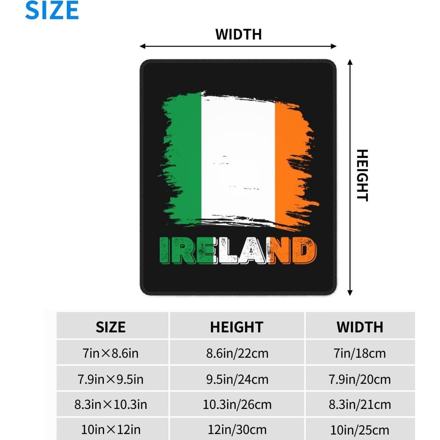 Alfombrilla de Ratón Genérico Bandera Irlandesa 20.1x24.1cm