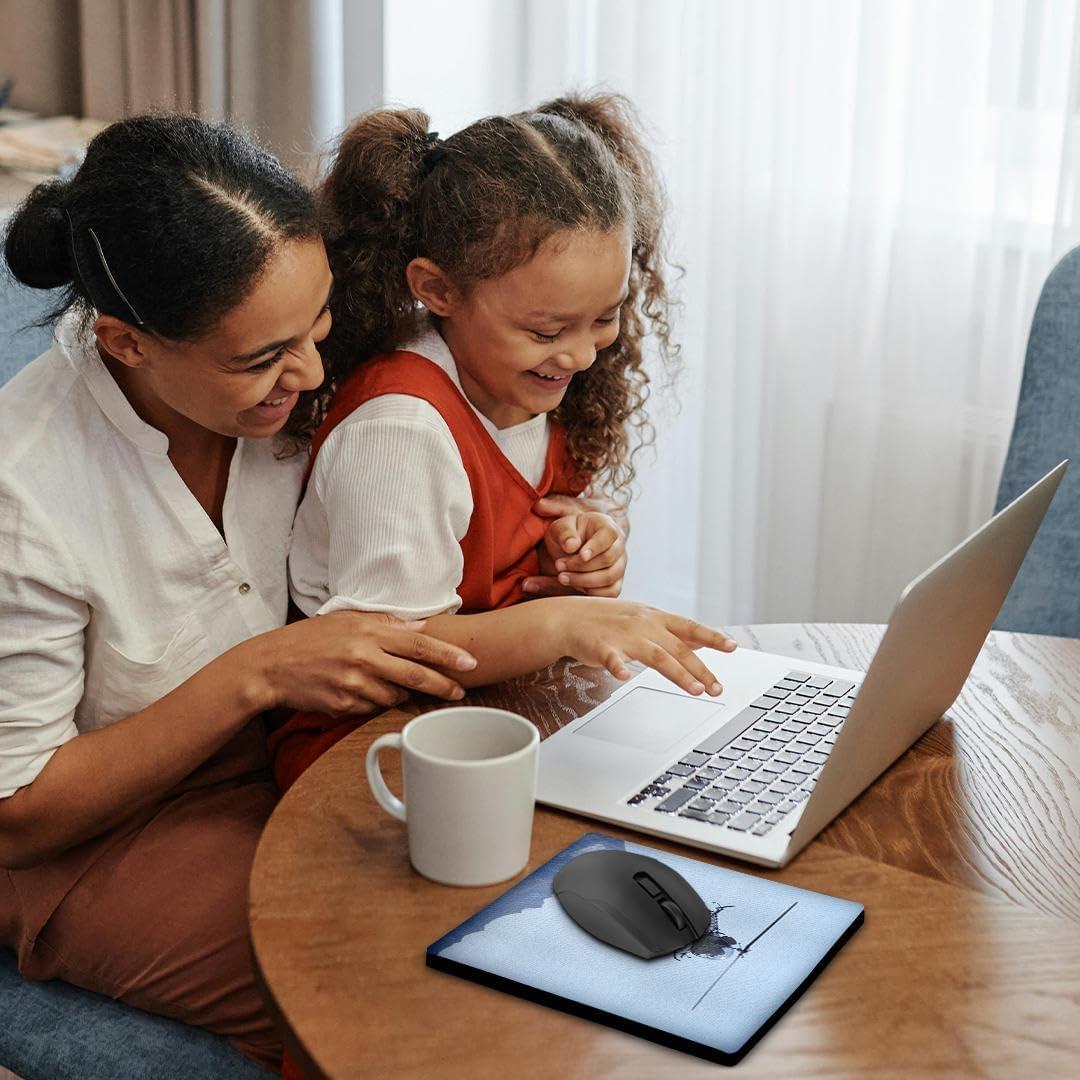 Alfombrilla de Ratón 3D Rose Aves de Guerra Vintage 20x20cm