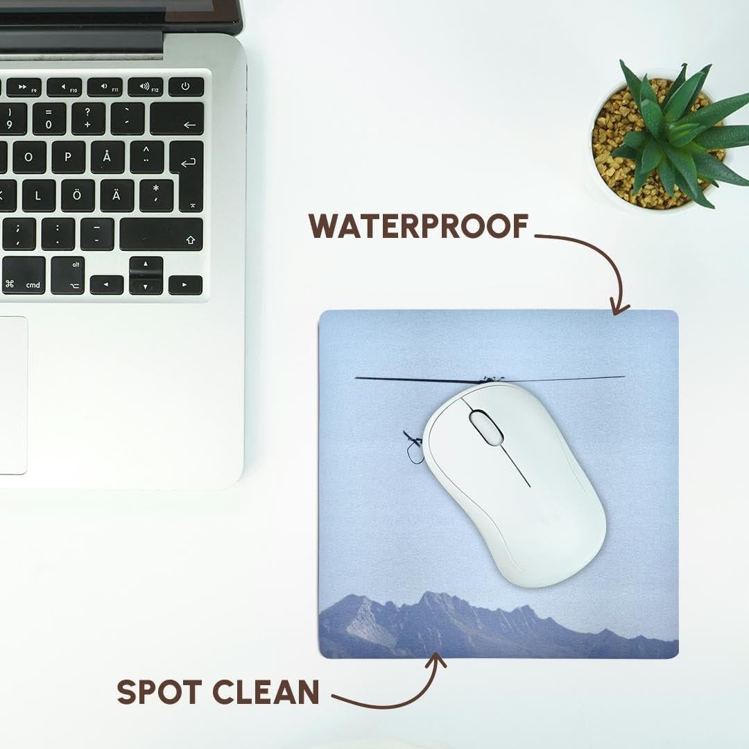 Alfombrilla de Ratón 3D Rose Aves de Guerra Vintage 20x20cm