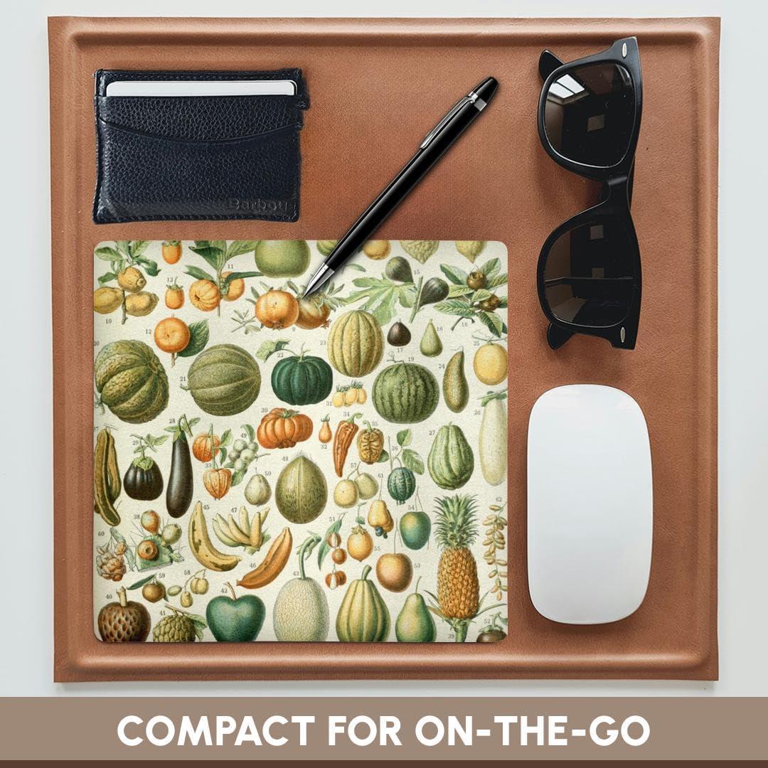 Alfombrilla para Ratón 3dRose Frutas y Verduras Vintage 20.32cm