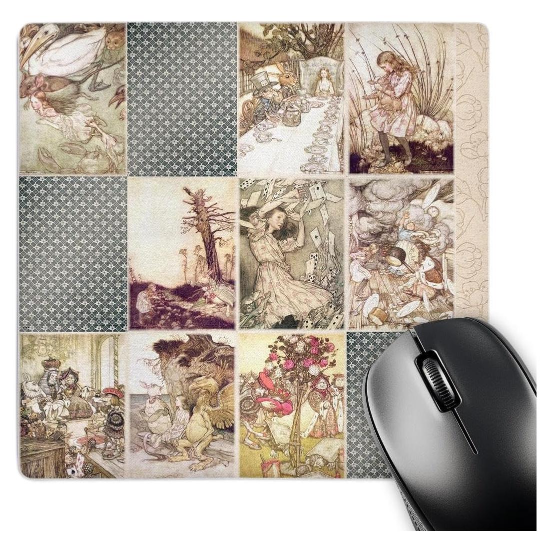 Alfombrilla de Ratón 3dRose Vintage Alicia 20.32x20.32cm