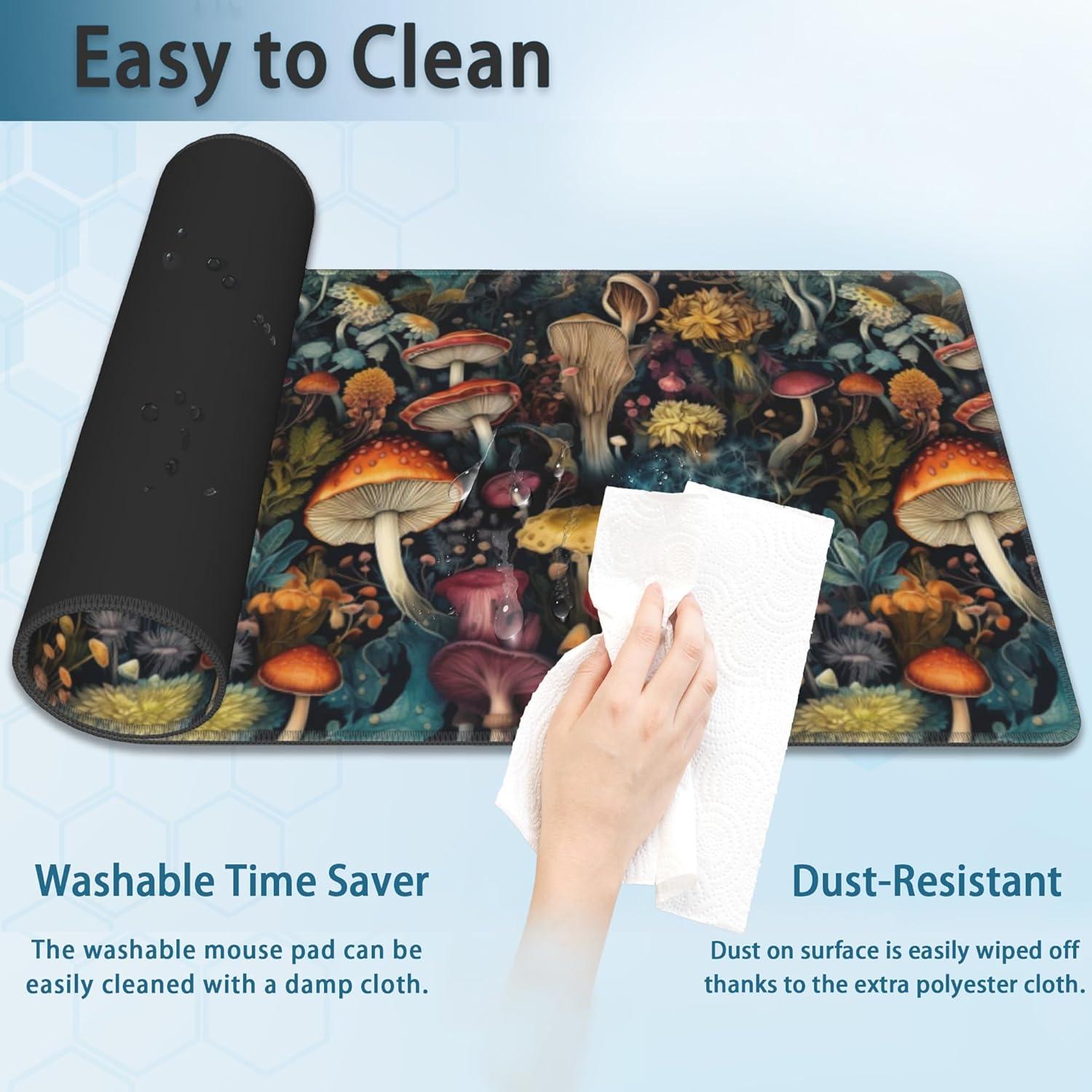 Alfombrilla de Escritorio XXL Meikosks Floral Vintage 80x40cm