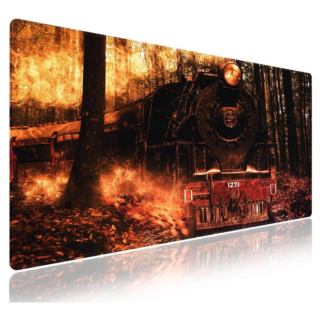 Alfombrilla de Juego y Oficina Wknoon XXL 80x30cm Antideslizante