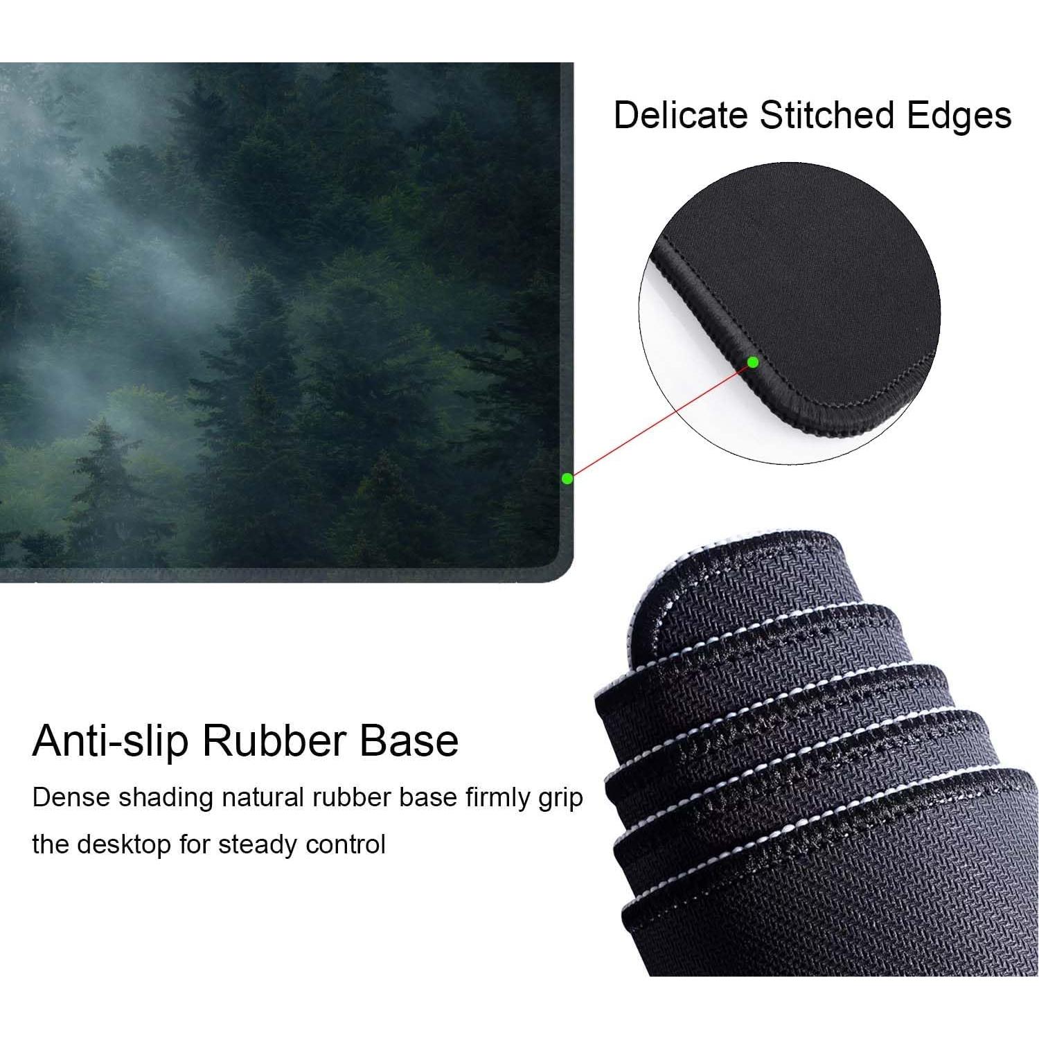 Alfombrilla de Ratón Wasica KUN-XLPAD-8196 800x300mm Antideslizante