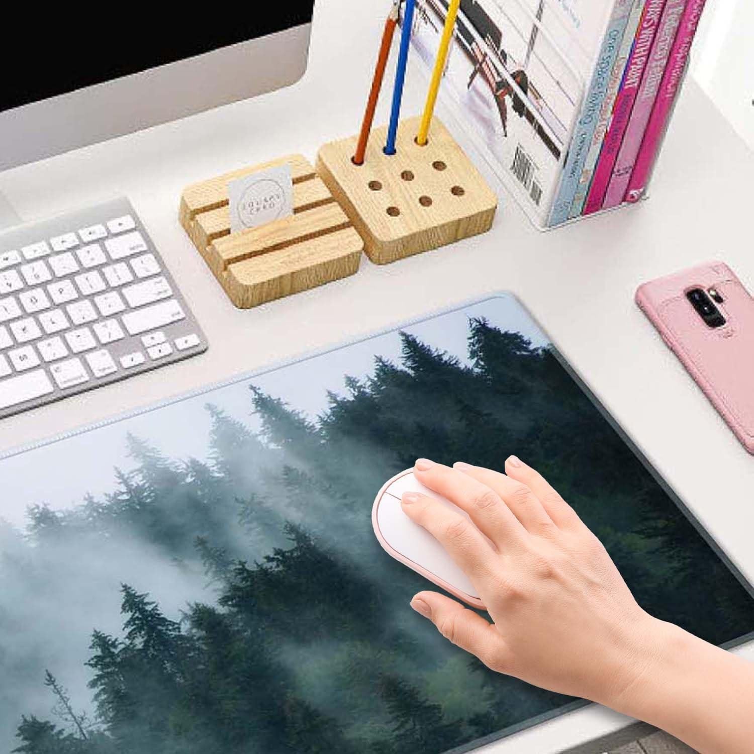 Alfombrilla de Ratón Wasica KUN-XLPAD-8196 800x300mm Antideslizante