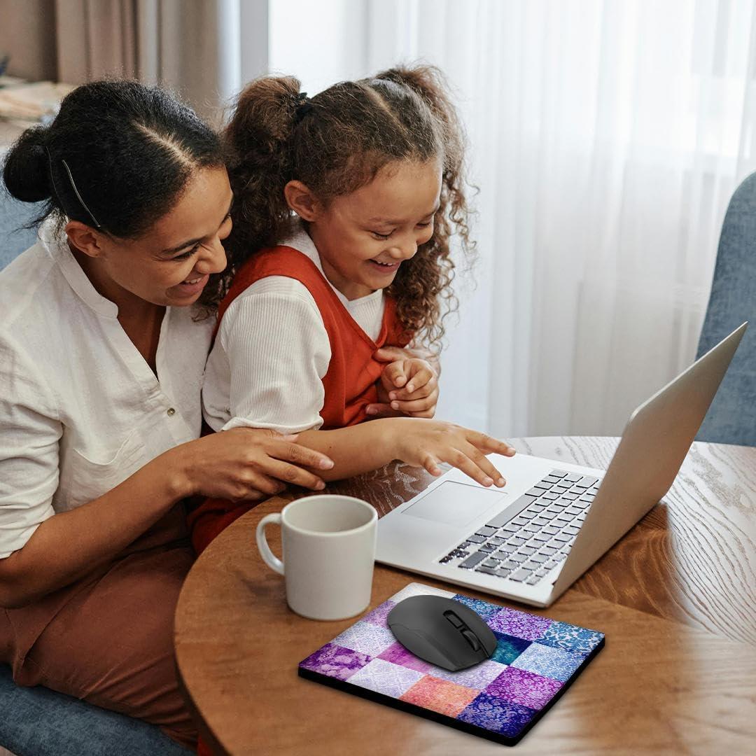 Alfombrilla de Ratón 3Drose Cuadrada Púrpura 20.32x20.32cm