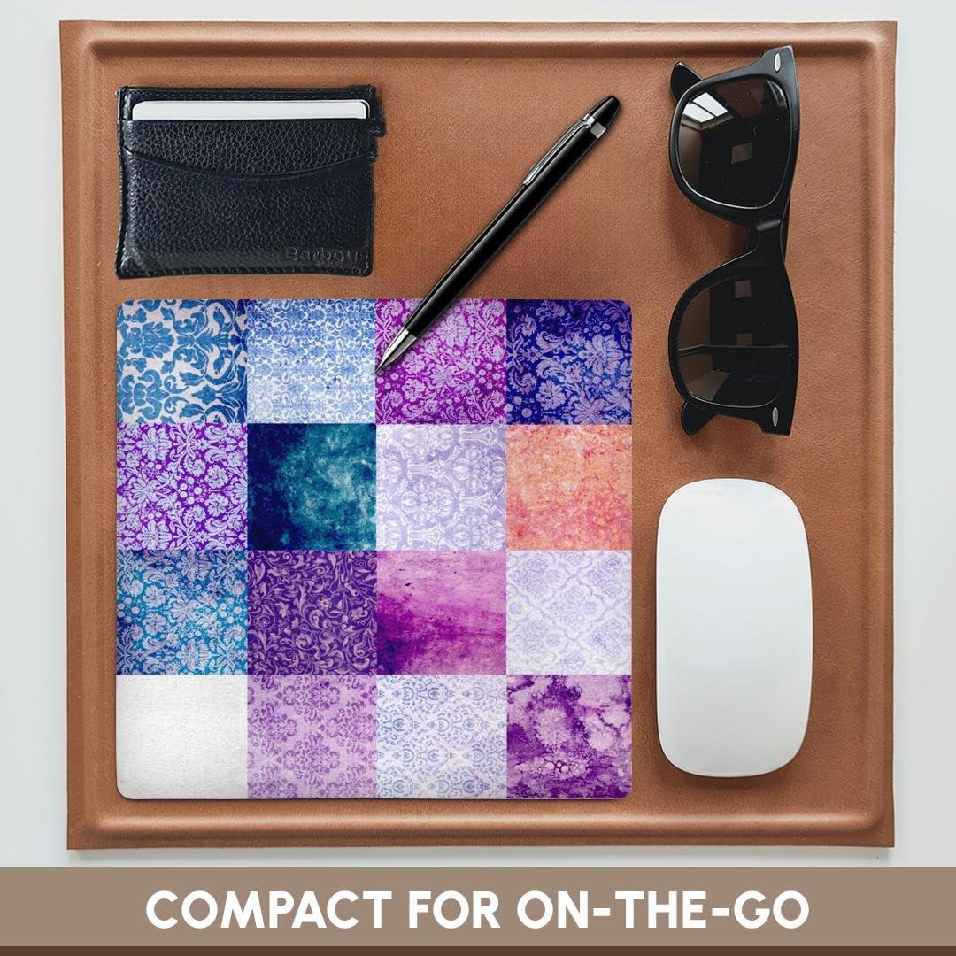 Alfombrilla de Ratón 3Drose Cuadrada Púrpura 20.32x20.32cm