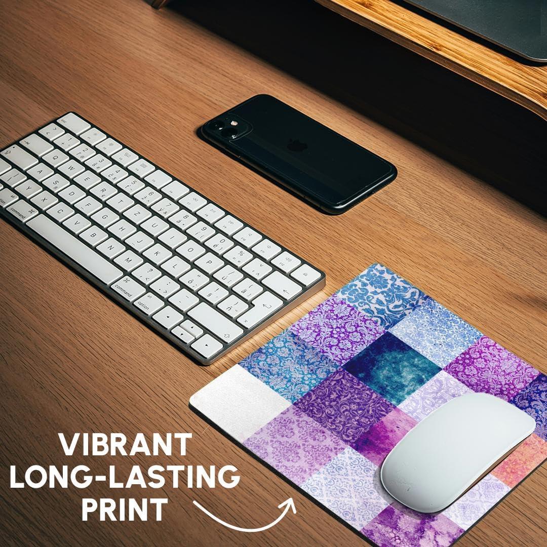 Alfombrilla de Ratón 3Drose Cuadrada Púrpura 20.32x20.32cm