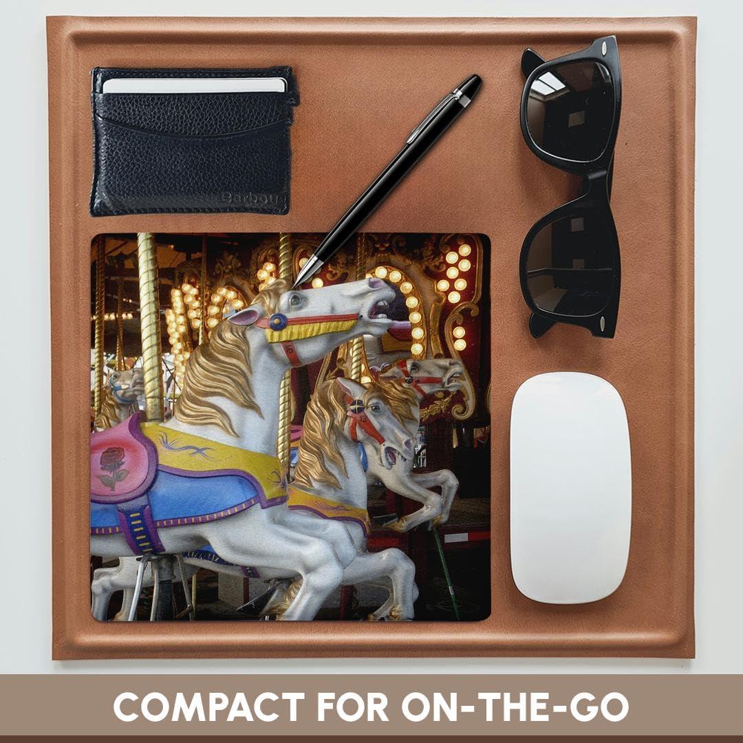 Alfombrilla para Mouse 3dRose Vintage Carousel 20x20cm