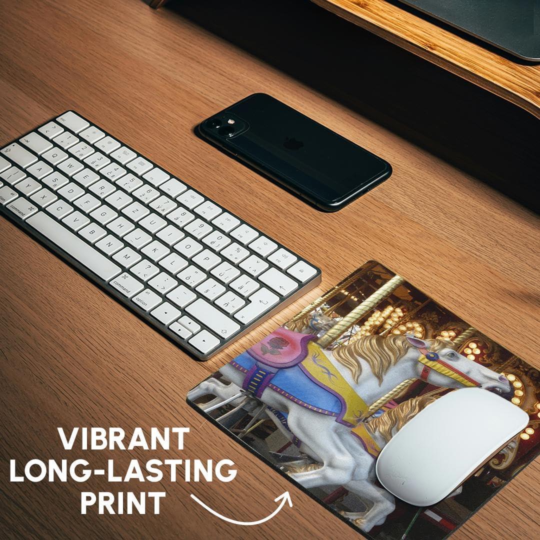 Alfombrilla para Mouse 3dRose Vintage Carousel 20x20cm